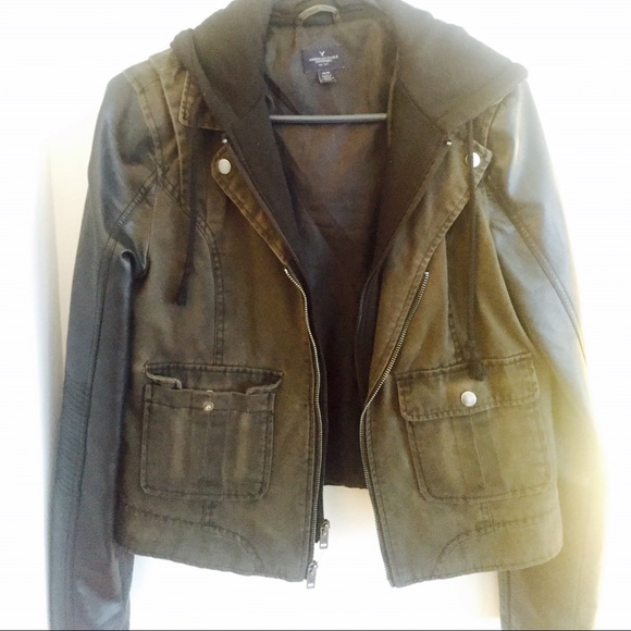 American Eagle leather jacket
