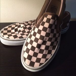 Vans checkerboard shoes