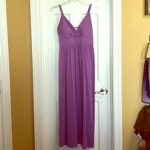 Lavender v-neck maxi