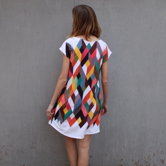 🎉HP🎉 Aubrey Geometric Dress - Picture 2 of 3