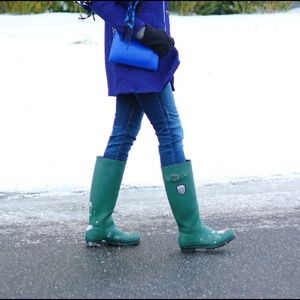 Kamik Green Rainboots