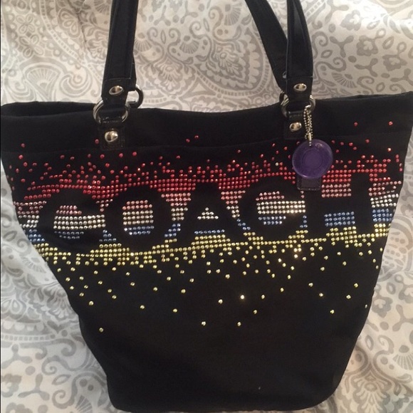 Black coach bag