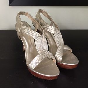 Pelle Moda Gold Heels