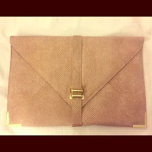 Large, Nude ASOS Envelope Clutch