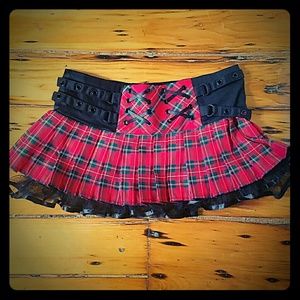 Sexy short plaid skirt brand new!!!