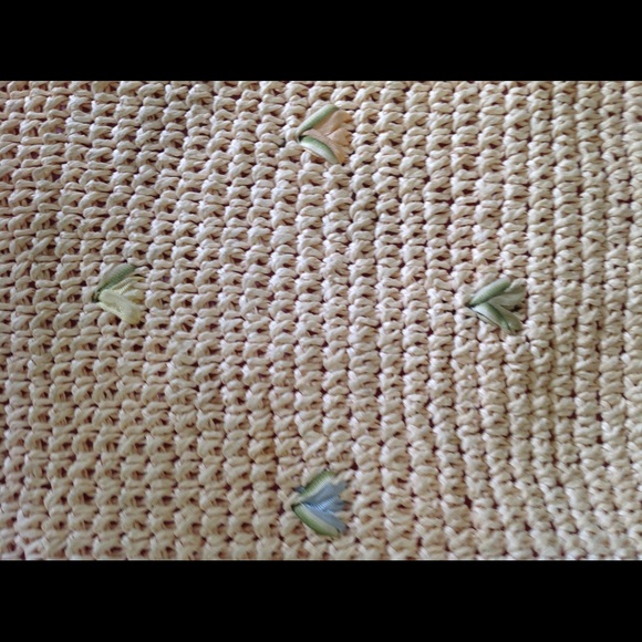 Straw like purse bag vintage look - Picture 3 of 4