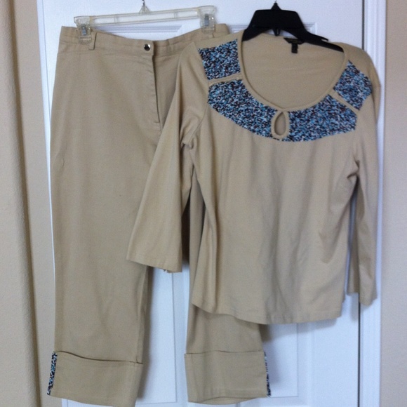 2 piece Capri set