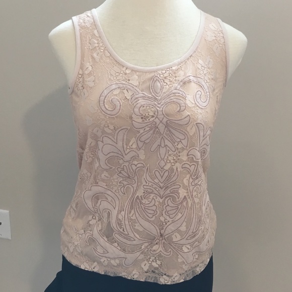 Ann Taylor Tops - lace front top