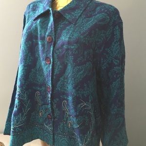 Coldwater Creek💕Stylish Jacket with Beads💕💛