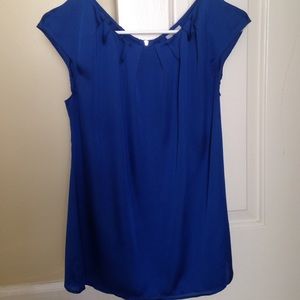 Silky Royal Blue Top Worn Once!