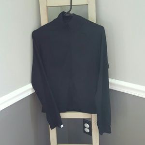 Gap body black spandex/nylon athletic jacket
