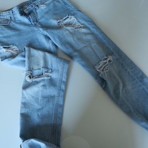 H&M Boyfriend Low Waist Tapered Jeans