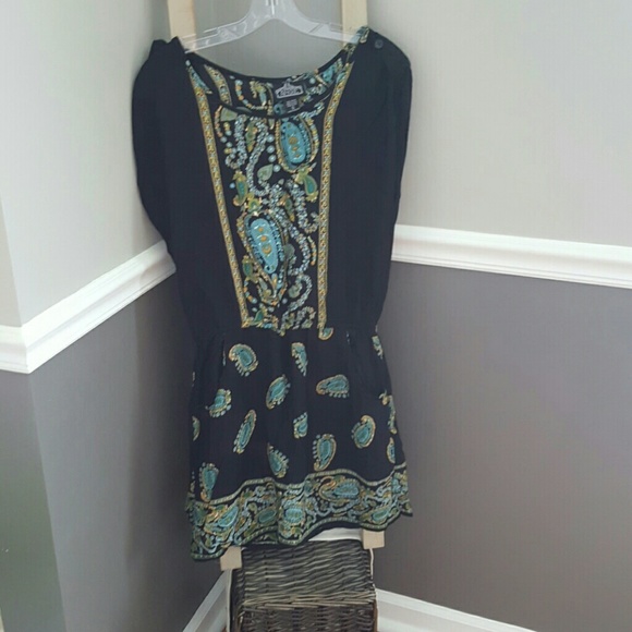 One piece skirted jumper dress. Pockets! S