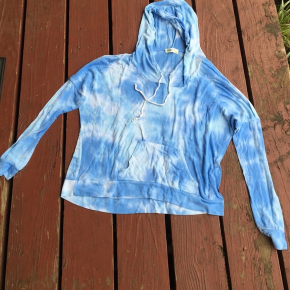 A blue and white sweater from Ginger G.