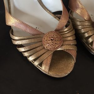 BCBGirl Antique Gold Party shoes