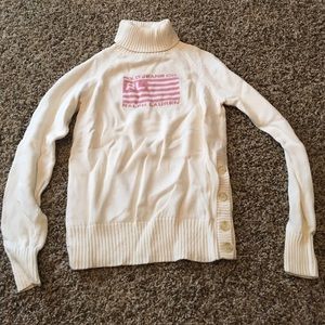 Ralph Lauren turtleneck sweater.
