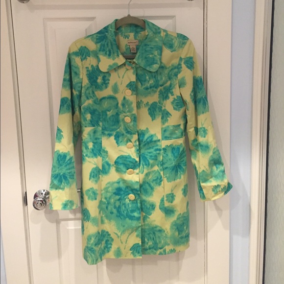 Elevenses floral trench coat. Gorgeous!