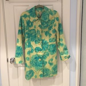 Elevenses floral trench coat. Gorgeous!