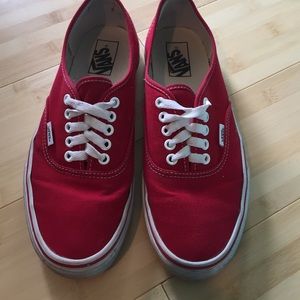 Red Vans