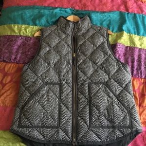 J.Crew herringbone vest