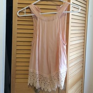 Pink tank top