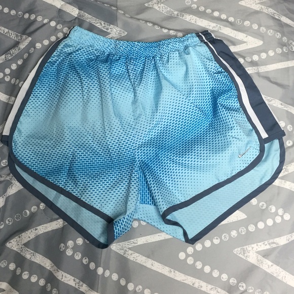 Blue Nike shorts