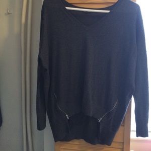 Sweater with zippers