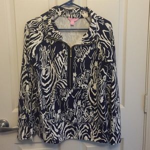 Lilly Pulitzer navy and white popover!