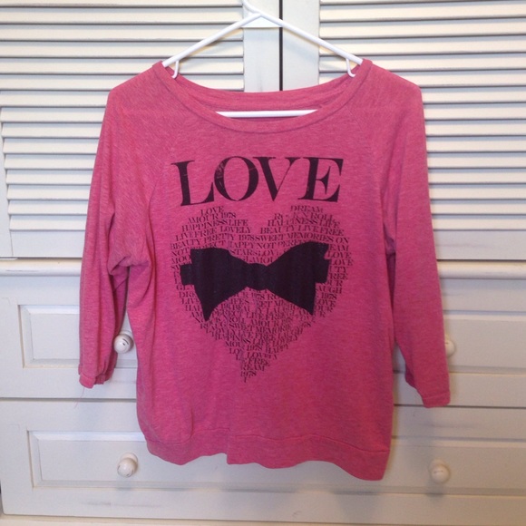 3/4 sleeve love T