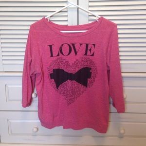 3/4 sleeve love T