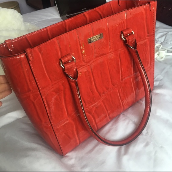 Kate spade red snake bag