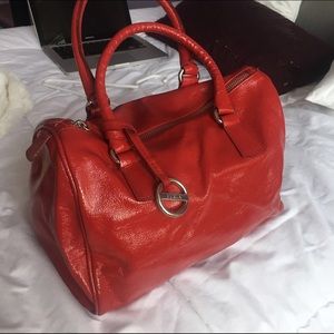 Authentic red Furla bag