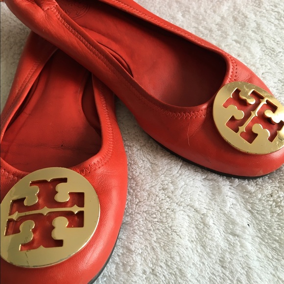 Red Tory Burch-- Classic Reva Ballet