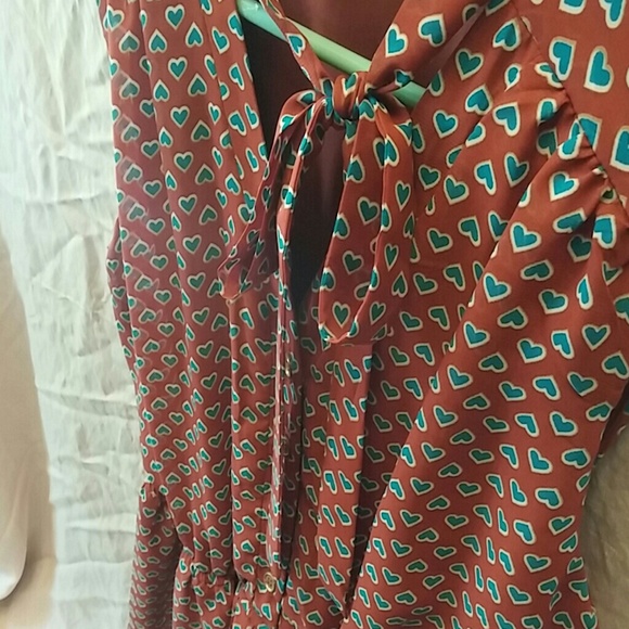 Summer dress with hearts