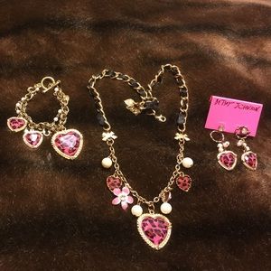 Betsey Johnson Pink Leopard Set♥️♥️