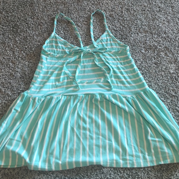 Pacsun LA hearts striped babydoll tank - Picture 2 of 2