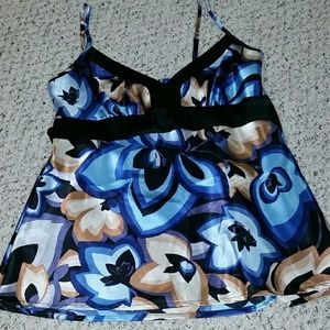 Silky camisole with integrated belt (fits sz 12/14