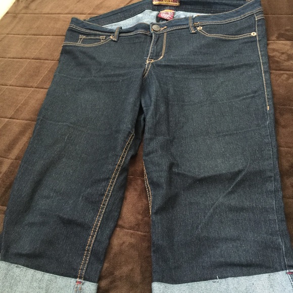 Women plus size Capri jeans