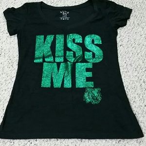 LSU "kiss me" St. Patrick's Day t-shirt.