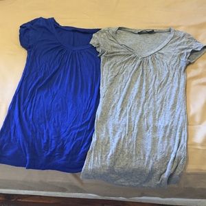 Two The Limited v-neck tees