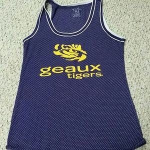 LSU Geaux Tigers polka dot tank