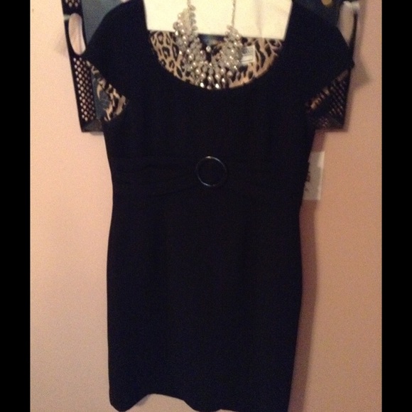 12P black cocktail dress