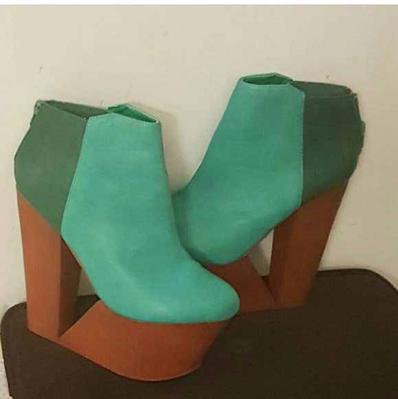 Womens wedge booties - Picture 1 of 1