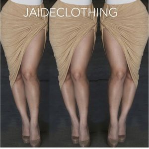 J Lux Label suade skirt sz M