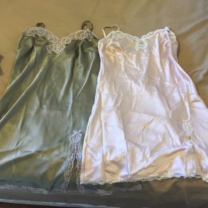 Two Victoria's Secret night gowns/slips
