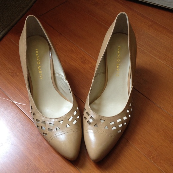 Franco Sarto Nude Heels