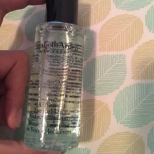 Elizabeth Arden eye and lip makeup remover.