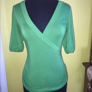 Deep v blouse-shirt