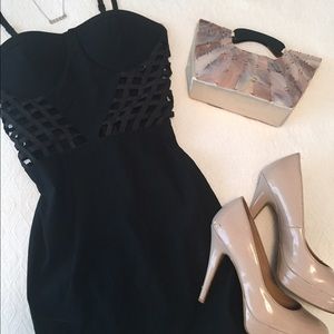 Body Central black cutout dress