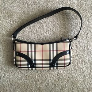 Small leather Burberry handbag